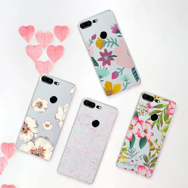 

Printed retro painting pattern Phone Case Transparent for Huawei mate 20 10 9 8 X S 5G Z Enjoy pro plus