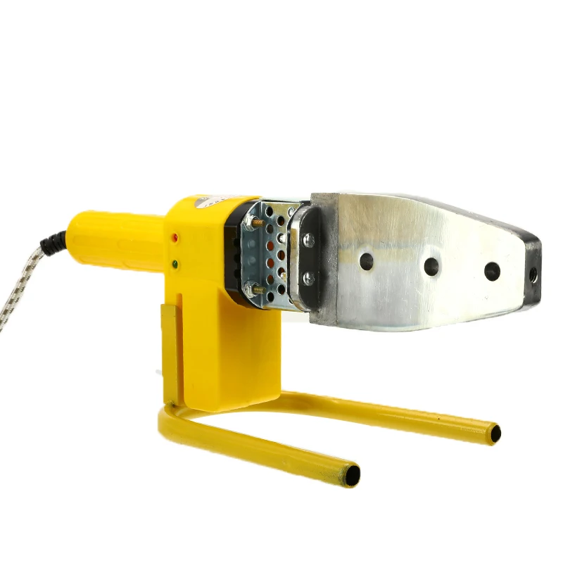 

220V 8Pcs Automatic Electric Welding Tool Heating PPR PE PP Tube Welded Pipe Welding Machine+ Yellow Stand+Box Heads+