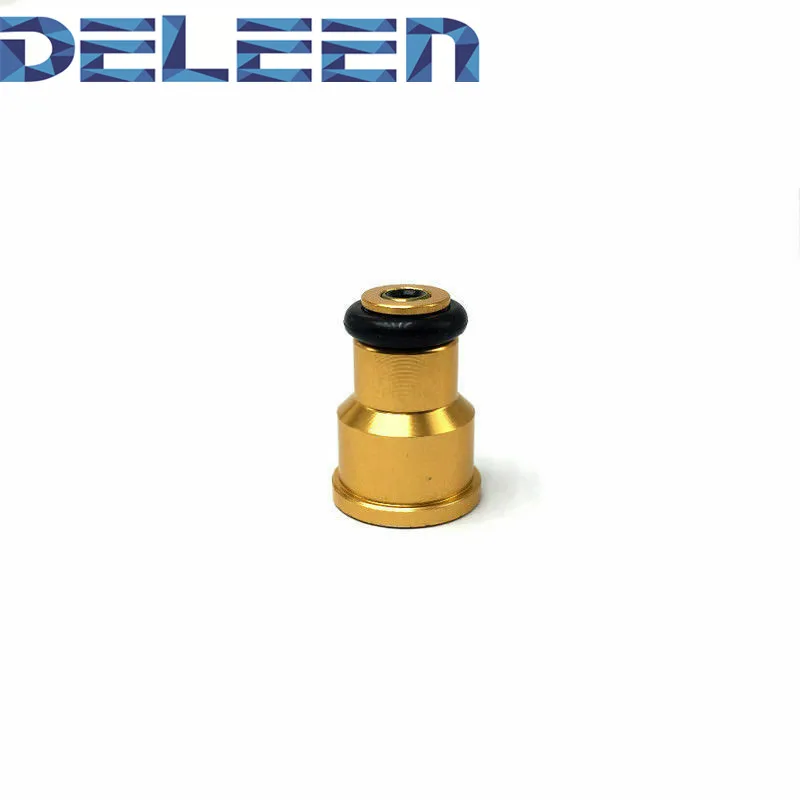 Фото Deleen 1x адаптер топливного инжектора высокого импеданса 2200cc 210lb шляпы фильтры