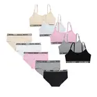 Нижнее белье для девочек-подростков, хлопковые комплекты нижнего белья, тренировочные бюстгальтеры для маленьких девочек, бюстгальтер для беременных и студентов, бюстгальтер, жилет, трусики