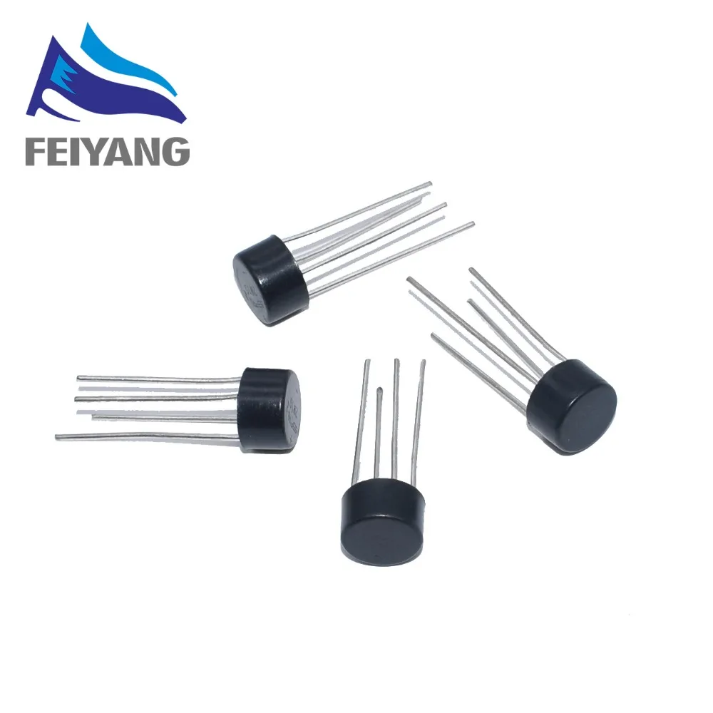 10 шт./лот Новый выпрямитель диодного моста 2W10 2A 1000 В замена 2W06 2W08 | Электронные