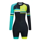 Новинка 2021, женский черный спортивный костюм Frenesi для триатлона, велоспорта, езды на велосипеде, Женский велосипедный комбинезон, гелевый комбинезон