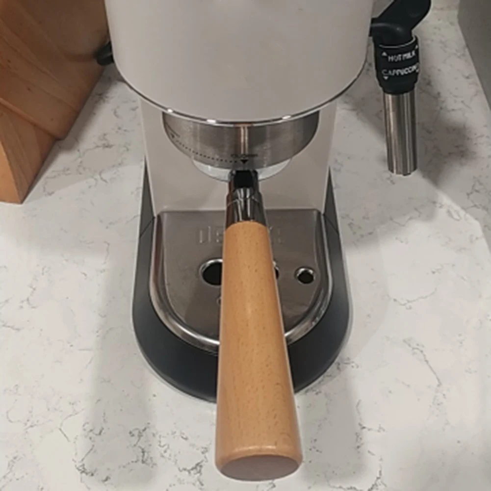 

Coffee Machine Bottomless Filter Holder Coffee Maker Replacement for Delonghi Filter Holder Pour Over Coffees Dripper