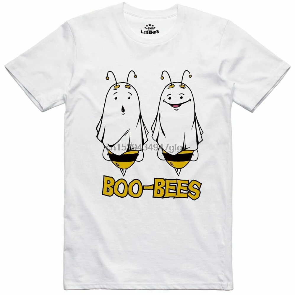 Забавная футболка Boo-Bees необычная из 100% хлопка со слоганом | Мужская одежда