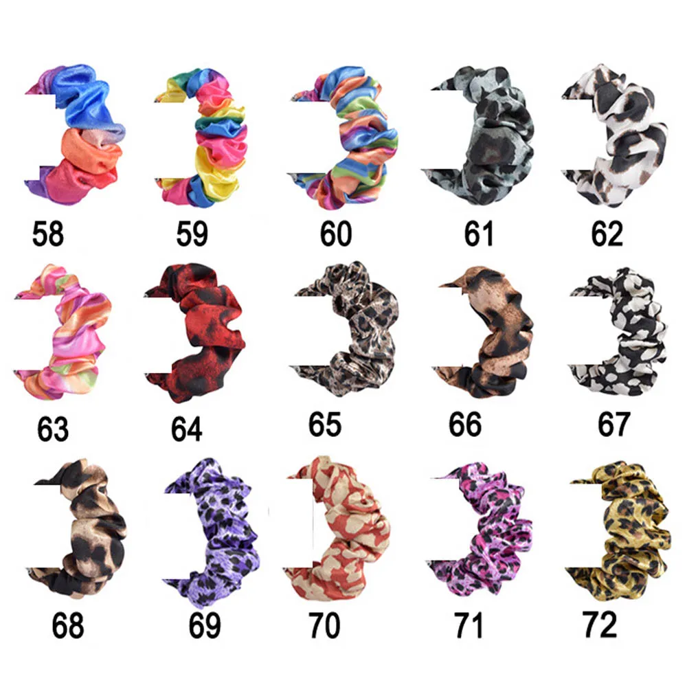 

Scrunchies Elastic Loop for Fitbit Versa Series Woven Leisure Watch Strap For Women Elastic Fabric Band for Versa 2/Versa Lite