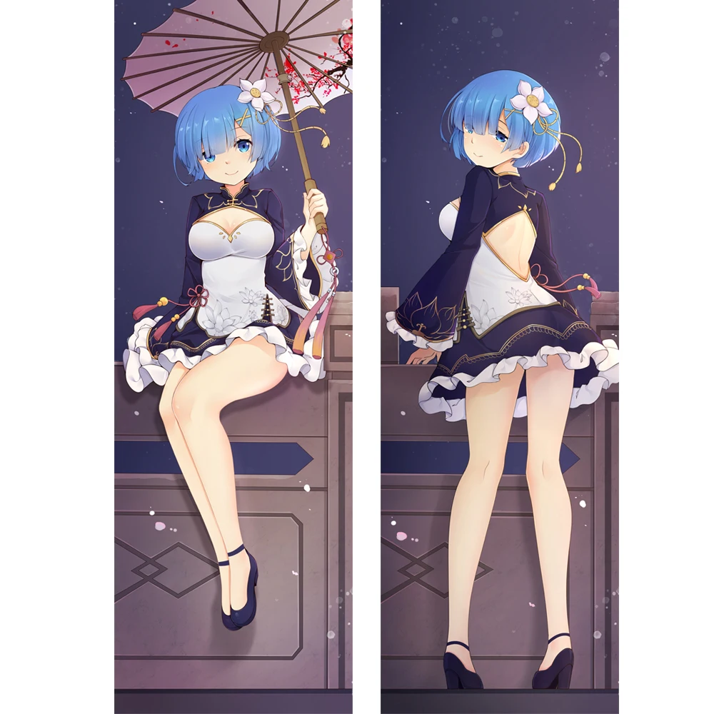 2020 аниме Re:Zero Start Life in other World Dakimakura обнимающая Подушка Чехол Чонсам Rem дизайнерская