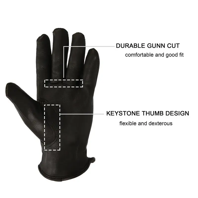 Перчатки OZERO для садоводства из оленьей кожи перчатки фермерских работ во дворе