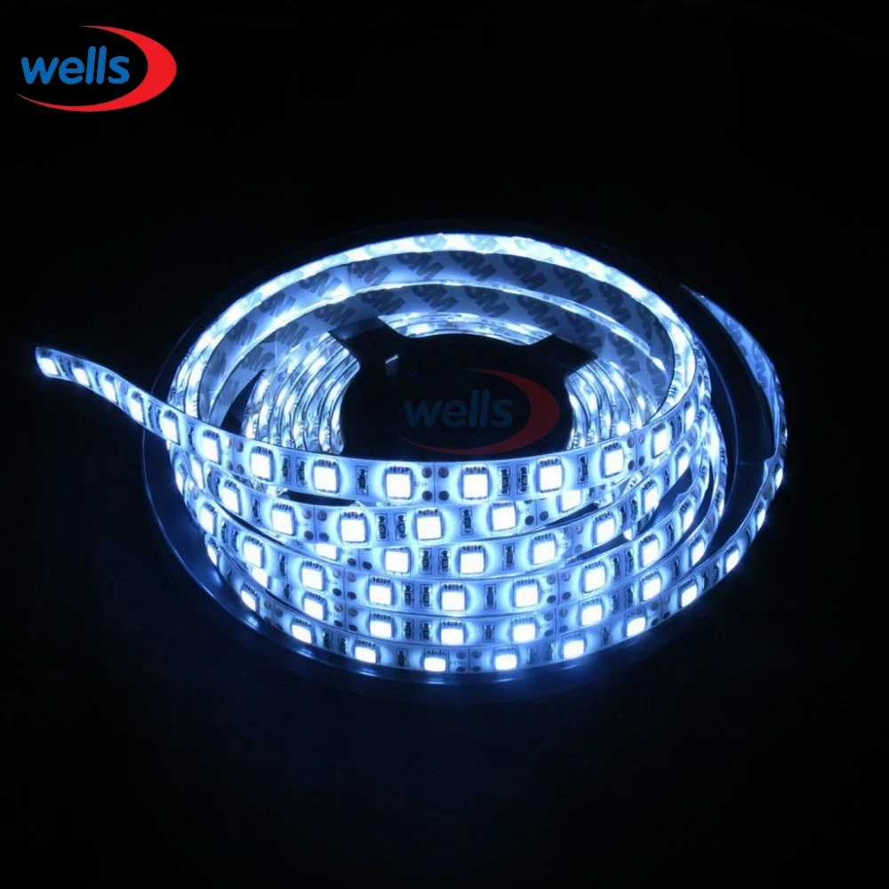 Бесплатная доставка Светодиодная лента 5050 гибсветильник 60 светодиодов/м 5 м 300
