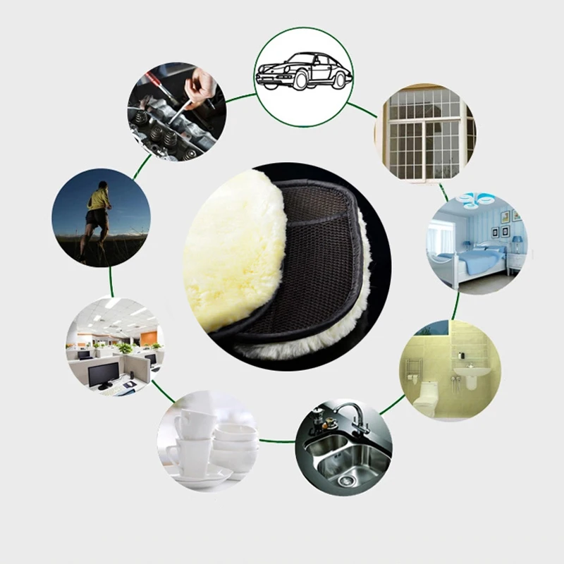 Тюнинг автомобиля шерстяные мягкие перчатки для мытья Чистящая Щетка Honda CRV Accord