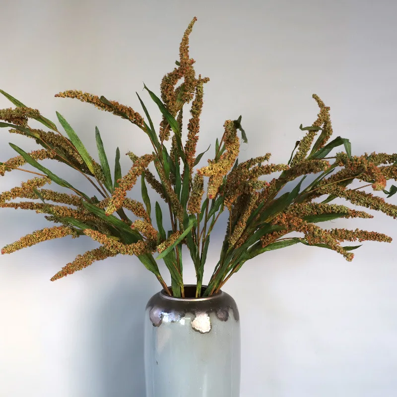 Удлиненные злаковые ветки поддельные растения Цветочная композиция трава шелк +