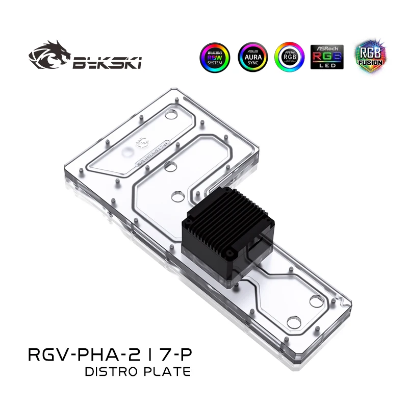 Bykski RGV-PHA-217-P доски для водных путей Phanteks ES217XE чехол Intel CPU Water Block &amp Single GPU Building |