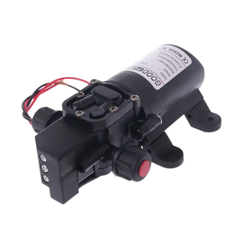 

J2FB DC 12V 130PSI 6L/Min Water High Pressure Diaphragm Self Priming Pump 70W