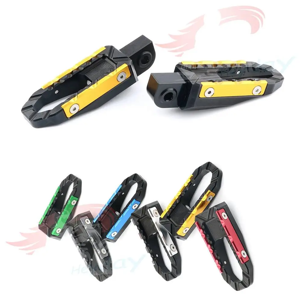 

Motorcycle CNC new Billet Wide Pegs Pedals Rest Footpegs For Yamaha YZF-R1 YZF R6 YZF-R1M YZF-R1S