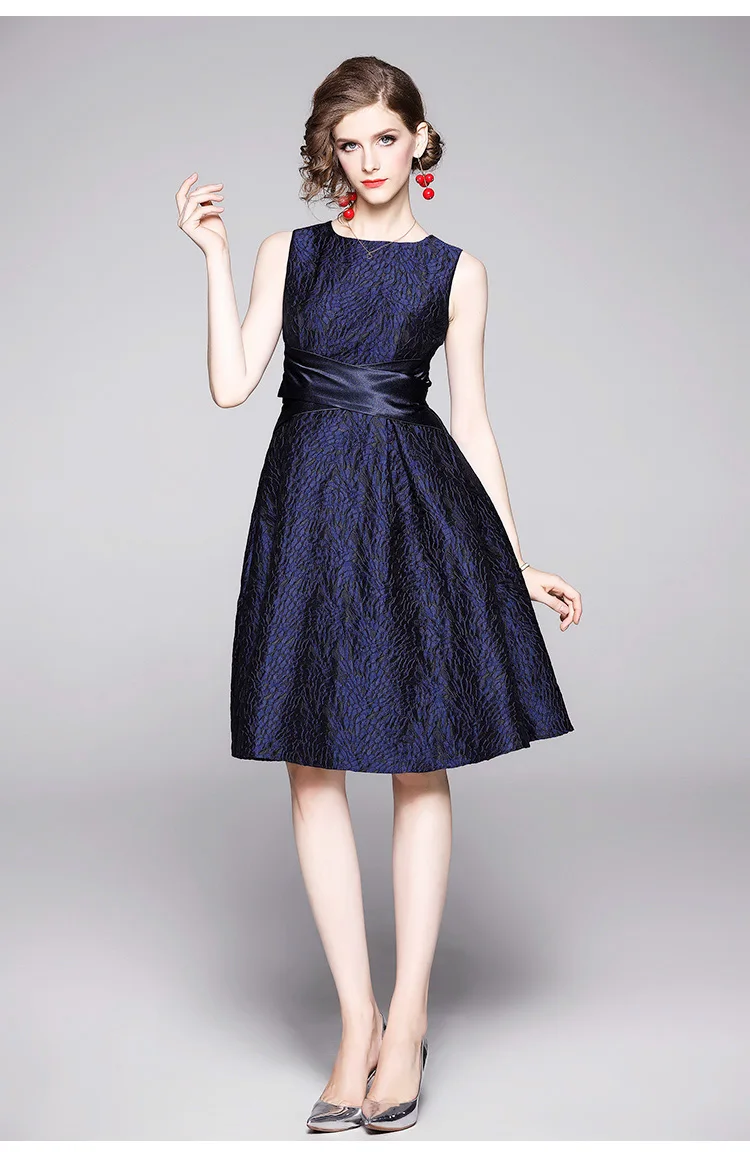 Роскошное женское платье элегантное вечернее свадебное синее макси для лета Vestido