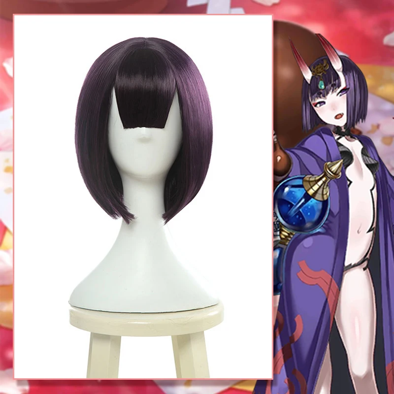 Fate grand order FGO Assassin Shuten Douji парики для косплея 30 см короткие термостойкие