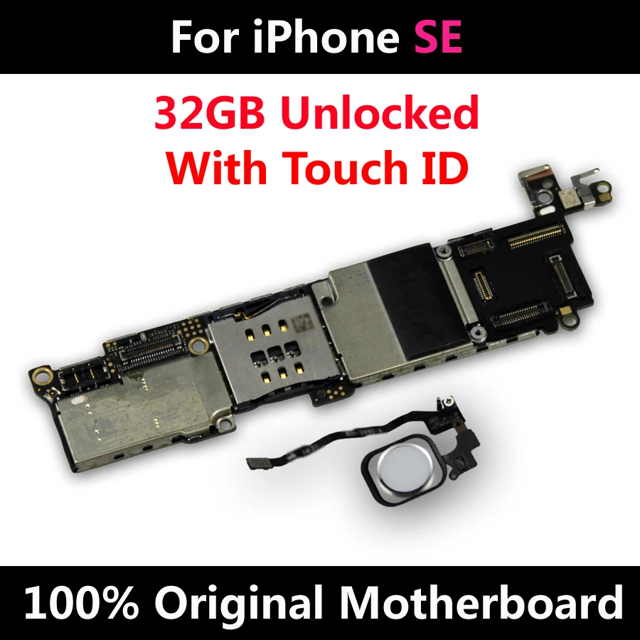 Заводская разблокированная материнская плата для iPhone SE 32 ГБ 100% оригинальная
