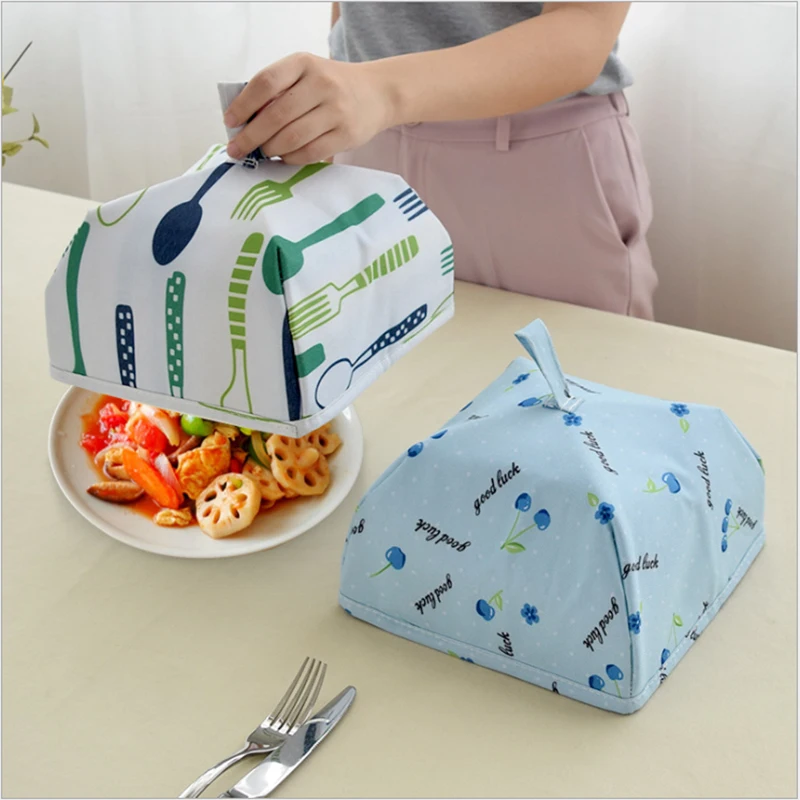 2 Size Foldable Food Insulation Covers Keep Warm Aluminum Foil Dishes Cover Kitchen Table Accessories Tools | Дом и сад