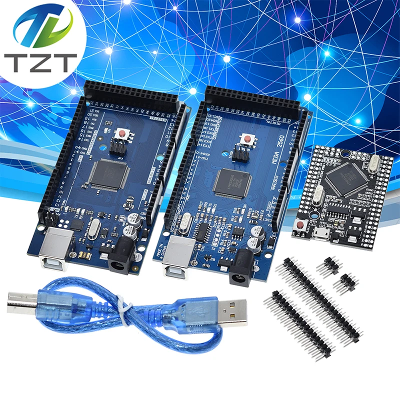 USB плата MEGA2560 MEGA 2560 R3 (ATmega2560 16AU CH340G) AVR макетная mega2560 REV3 с логотипом для