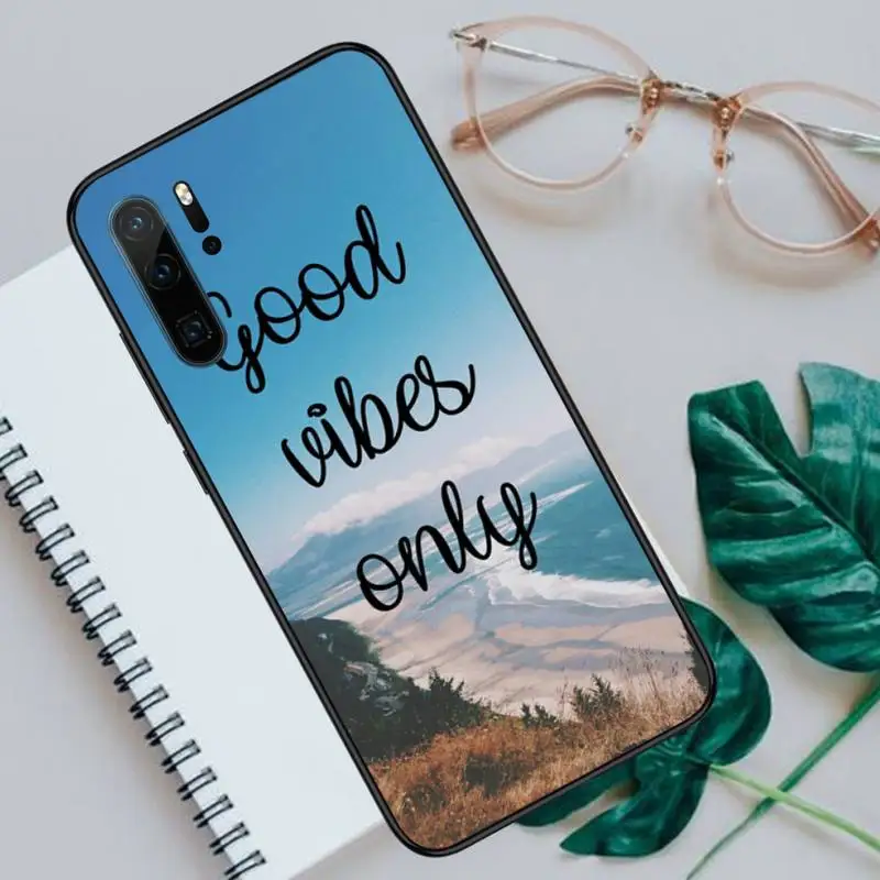 

Travel mountain sea beach quotes Phone Case For Huawei P40 P20 P30 lite Pro P Smart 2019 Mate 40 20 10 Lite Pro Nova 5t