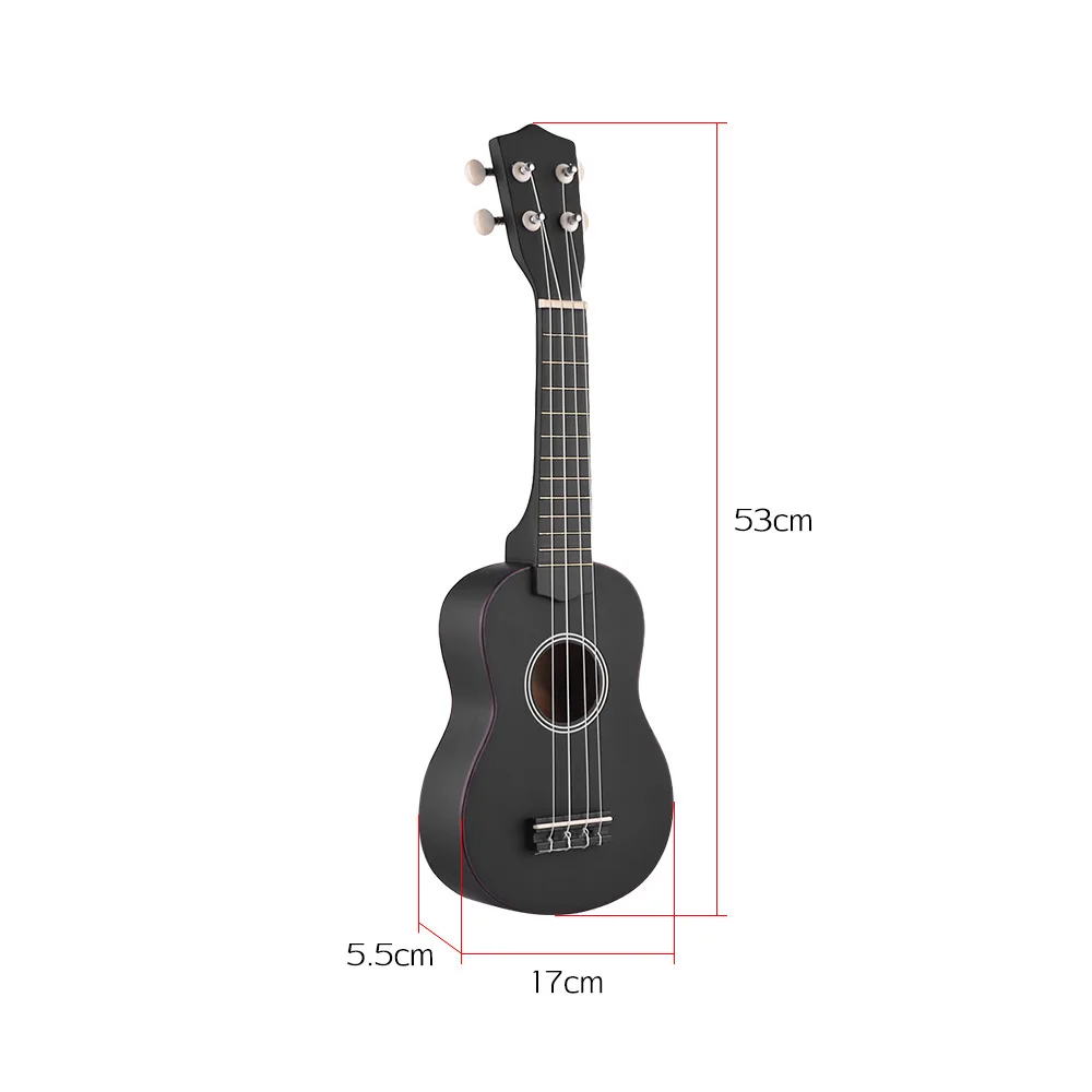 

Muslady 21 Inches Soprano Ukulele Ukelele Mahogany Wood with Carry Bag Uke Strap Strings Tuner Pick Holder Celluloid Picks HOT!