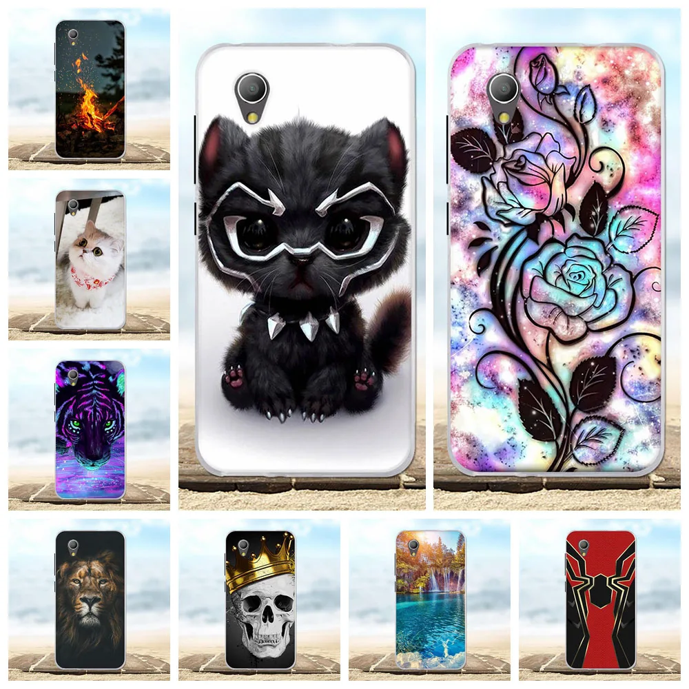Чехол для Alcatel 1 мягкий силиконовый чехол из ТПУ 5033D 5033 5033A 5033Y 5033X с рисунком