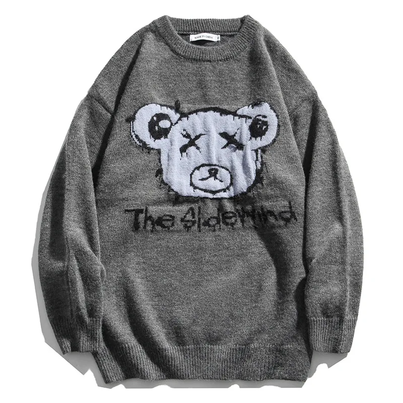 

Henry bear loose Couple salt style versatile sweater for men and women