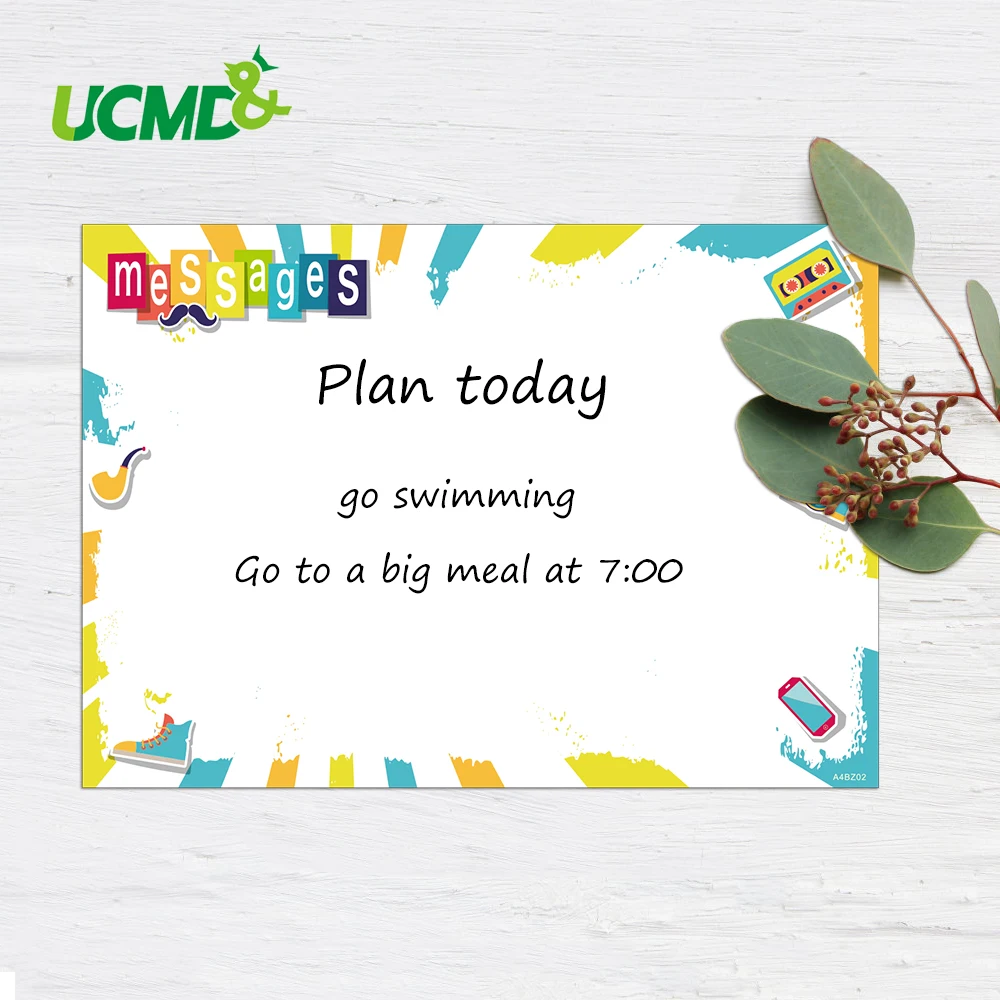 A4 магнитная доска магниты на холодильник наклейка сухая салфетка белая маркер