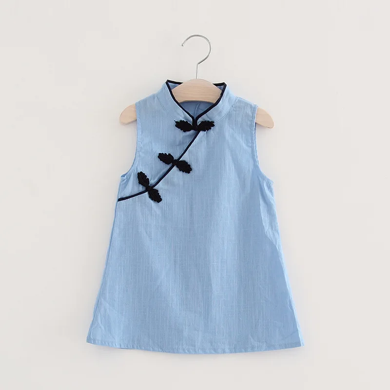 2019 Summer Girls Sunflower Dresses Kids Elegant Princess Dress Sleeveless Cute Sundress 1 2 3 4 5 6 7 Years Children Clothing | Детская
