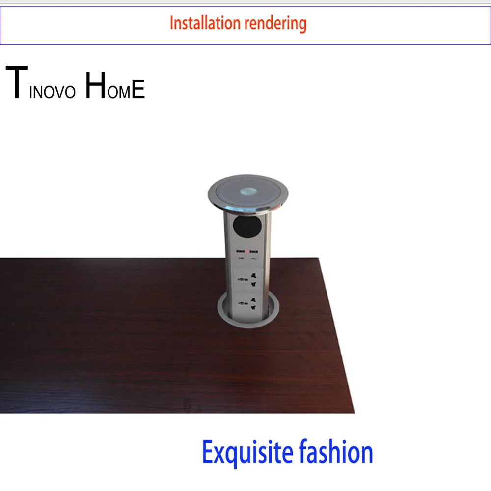 Штепсельная вилка США сенсорный экран умный подъем кухня высокое качество