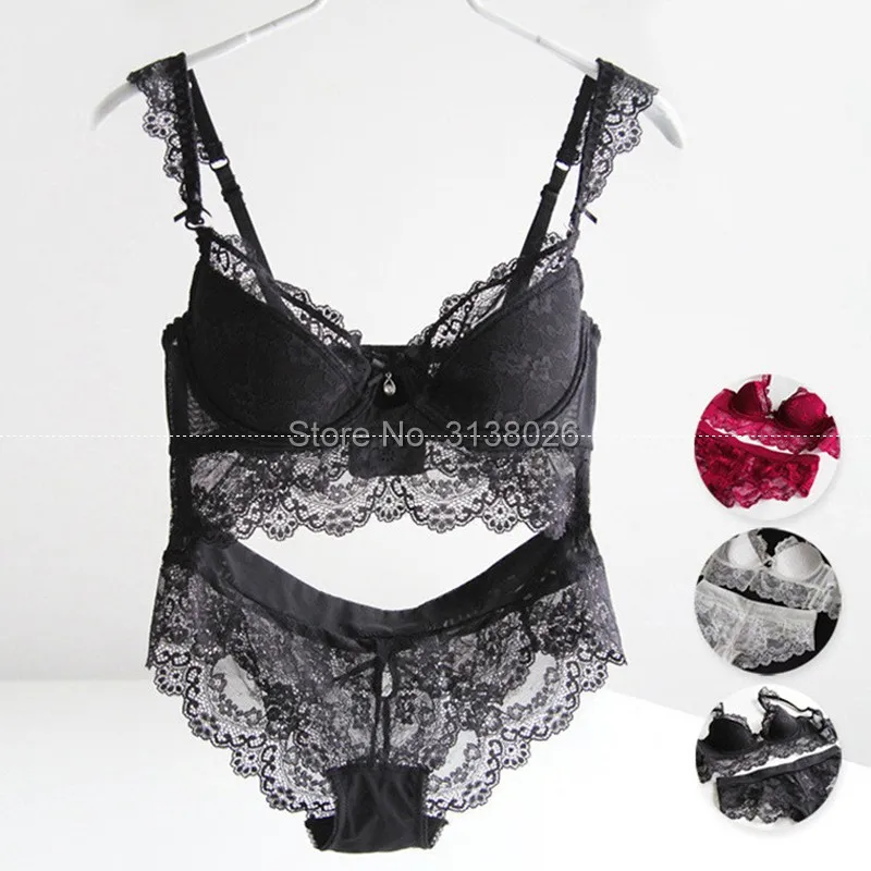 Комплект кружевного бюстгальтера комфортный и дышащий бюстгальтер женское
