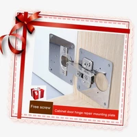 folding doorshelf hinge hidden bracket table holder hinge repair plate with mounting screws cabinet cupboard