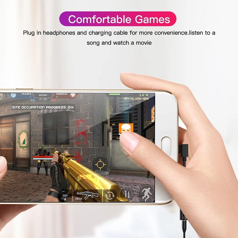 Адаптер для наушников Apple 2 в 1 iPhone 11 Pro Max XS XR X 10 8 Plus |