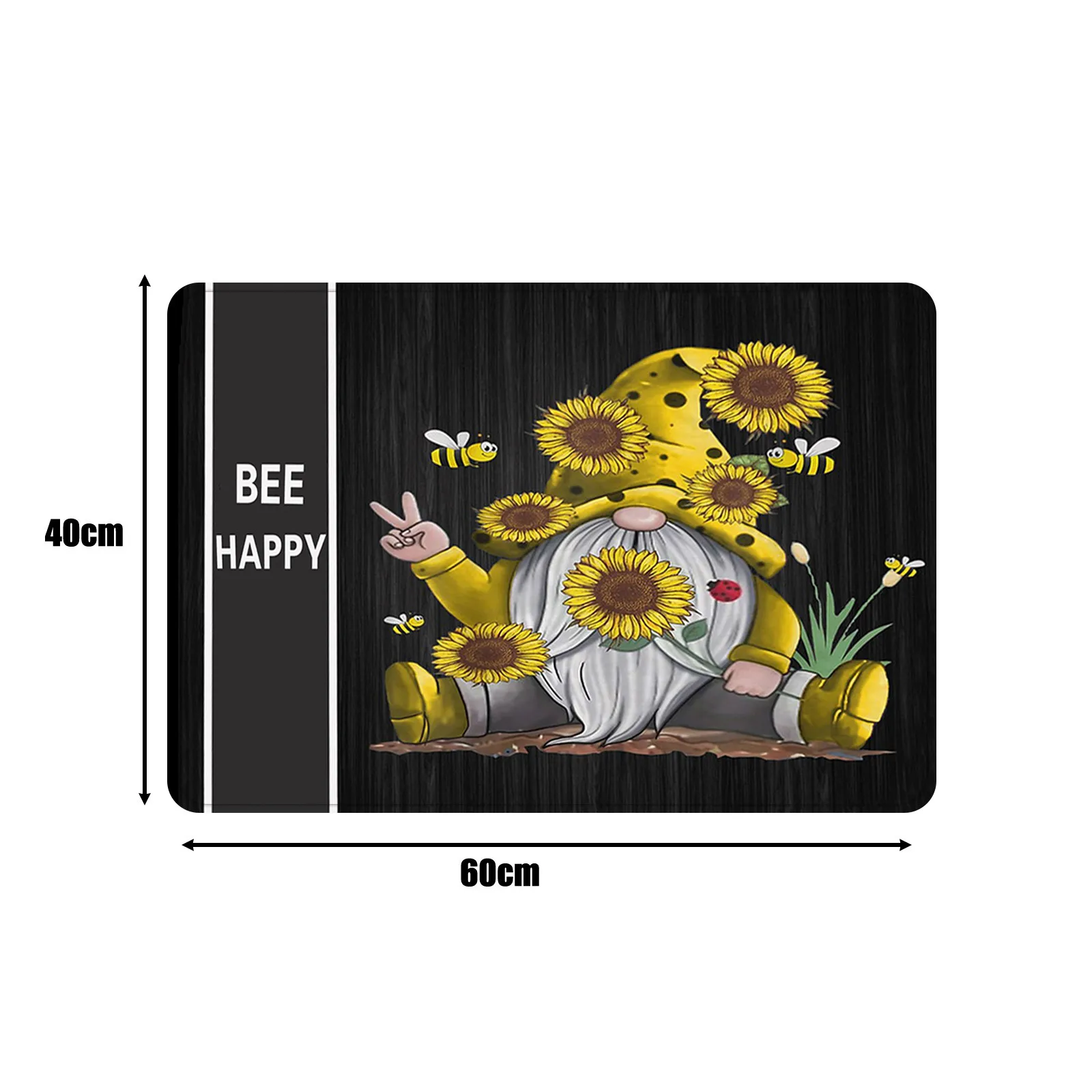 

Bee Gnomes Welcome Doormats Home Carpets Decor Carpet Living Room/Bedroom Rug Bee Cartoon Printed Cute Floor Mats Carpet Decors