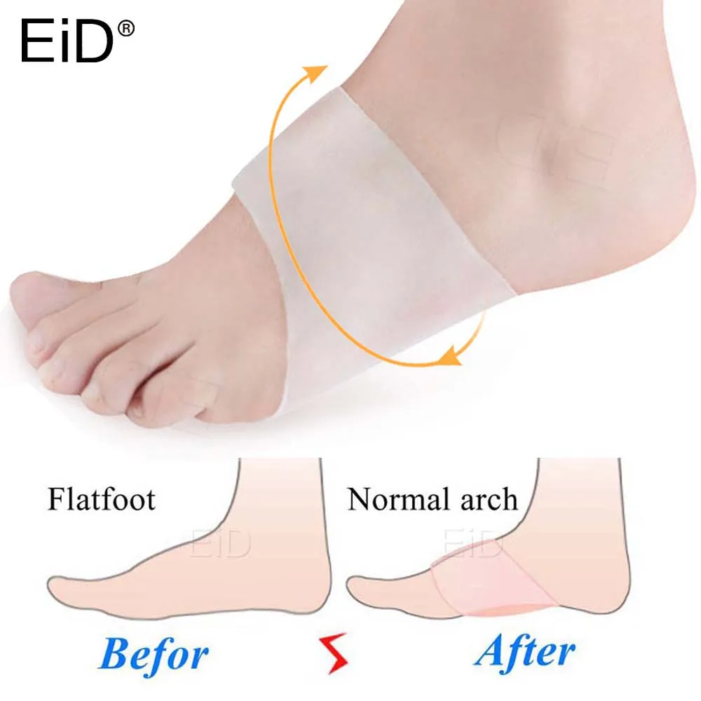 EiD силиконовые гелевые супинаторы для ног женщин и мужчин сандалии на высоком