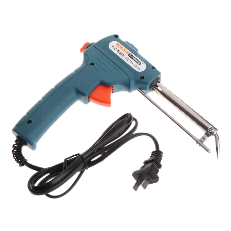 

220V 60W Automatic Send Tin Gun Electric Soldering Iron Rework Station Tools New