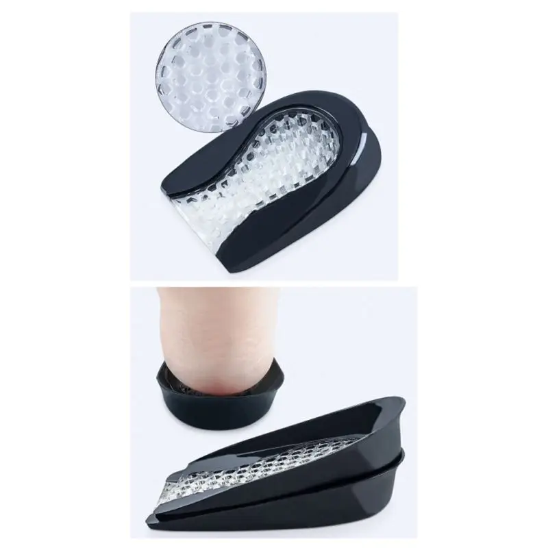 1 пара подушечки для пятки вафельная ткань дышащая обувь с перфорацией