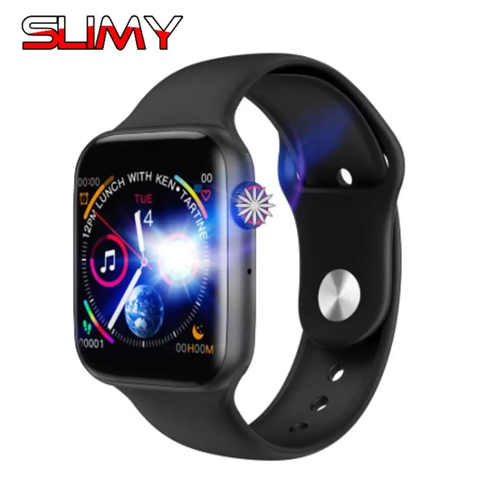 Смарт-часы Slimy W34 ECG для мужчин и женщин, поддерживающие Bluetooth звонки, Смарт-часы с шагомером для Apple Watch Series 4 IWO 10