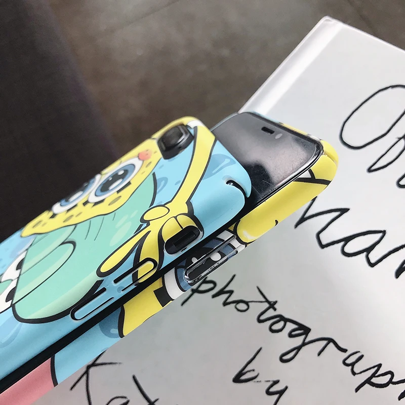 Жесткие чехлы для телефонов с милым мультяшным осьминогом для iphone 11 Pro X 7 6 6S 8Plus матовая задняя крышка для iphone 11 Pro XS чехол для MAX XR чехлы