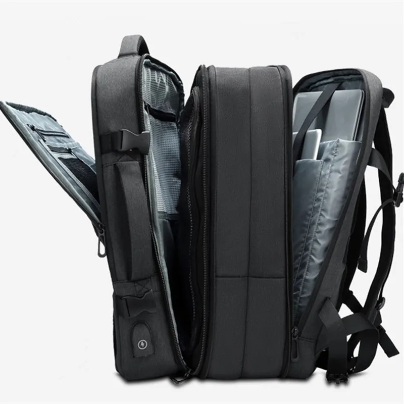 Men scalable 15.6 Anti Theft Laptop tablet backpack Usb charging man school bag oxford waterproof travel back pack Bags luggage