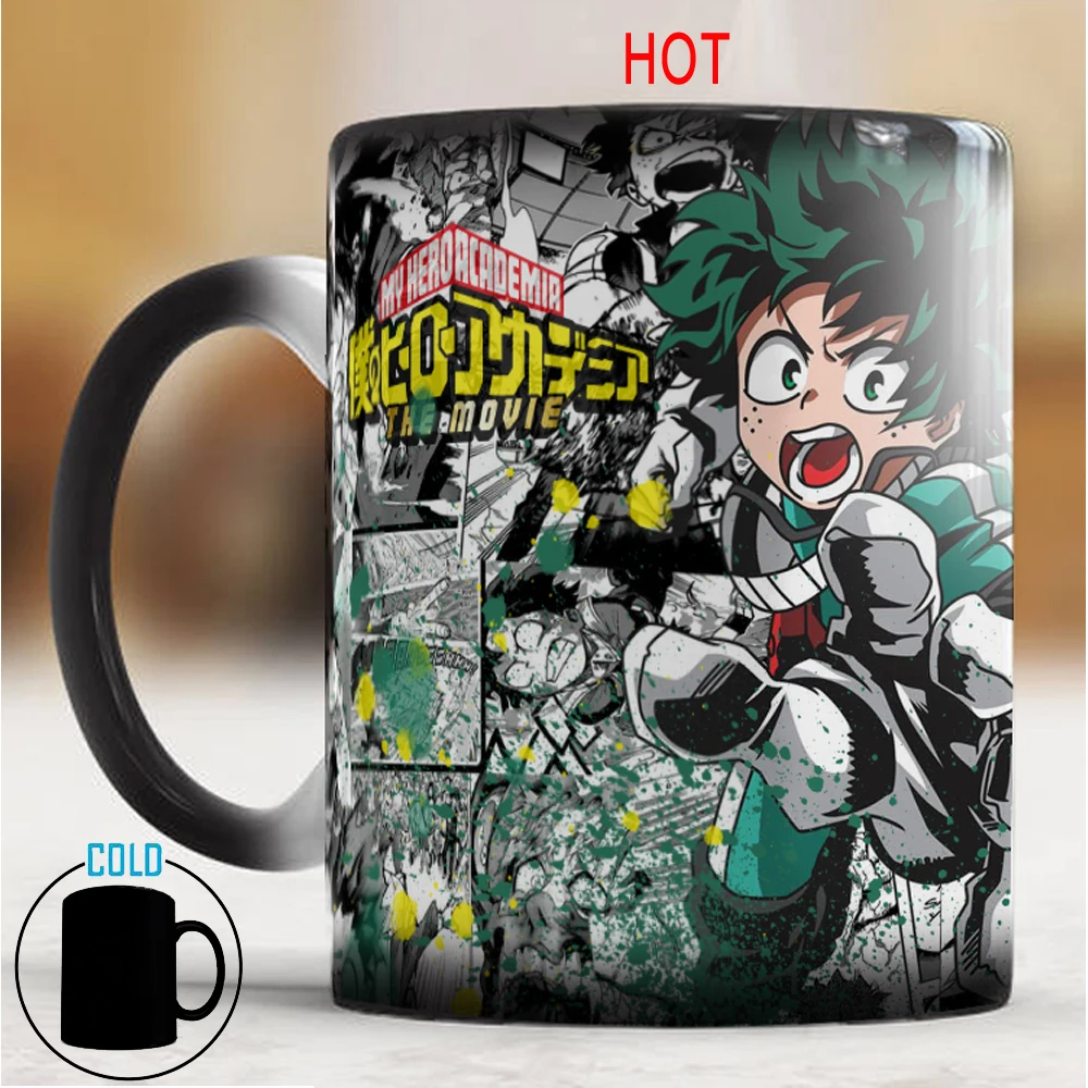 

My Hero Academia Midoriya Izuku 11oz Ceramic Color Changing Coffee Tea Cup Mug