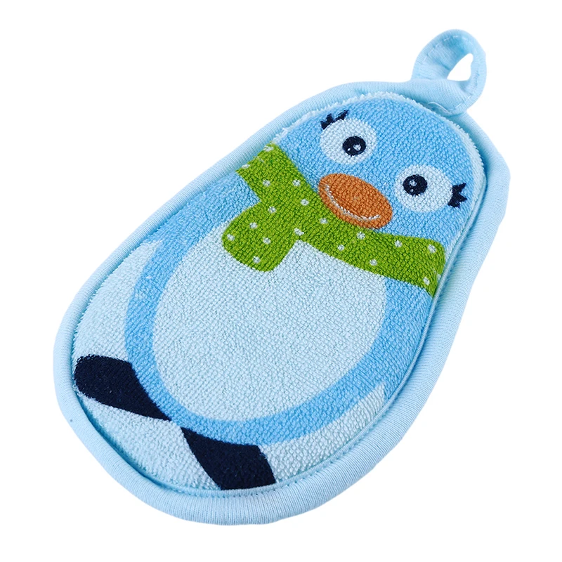 

Cute Newborn Baby Shower Bath Sponge Rub Infant Toddle Kids Bath Brushes Cotton Rubbing Body Wash Towel Accessories