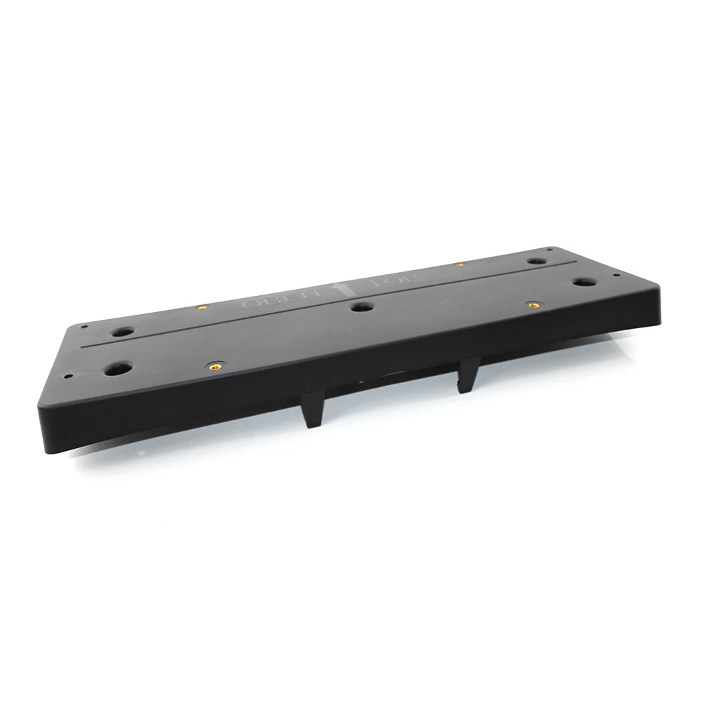 Черный Автомобильный передний номерной знак базовый кронштейн держатель