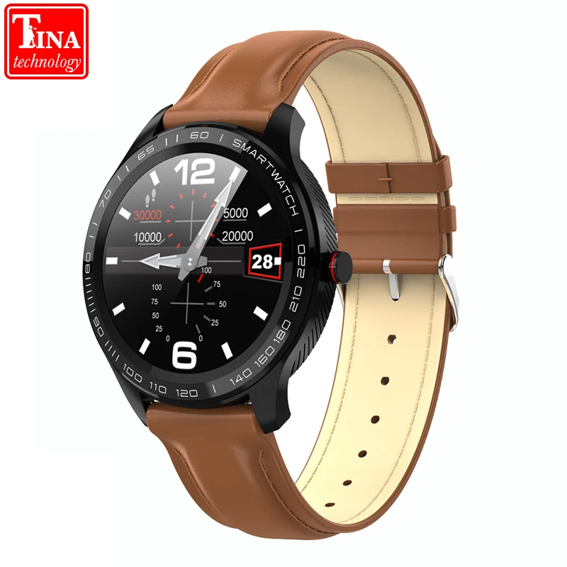 L9 Смарт часы ЭКГ сердечный ритм звонки напоминание полный сенсорный Smartwatch IP68 Водонепроницаемые часы для мужчин для Android IOS PK L7 GT2