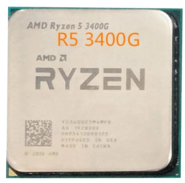 Четырехъядерный процессор AMD Ryzen 5 3400G R5 3 7 GHz ocho-Hilo de 65W procesador CPU hembra AM4 | Компьютеры и