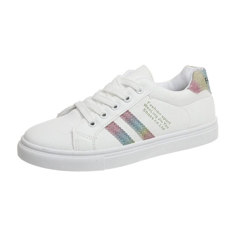 

Platform Sneakers Women Vulcanize Shoes Casual White Sneaker Shoes Ladies Flats Lace-up Walking Trainers Zapatos Mujer NVX343