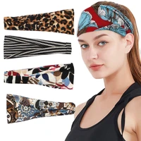 sports hair band female antiperspirant head wig gift yoga running fitness wide brim headband wholesale head bands