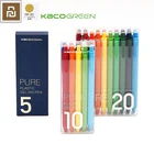 Оригинальная ручка Xiaomi KACO, 0,5 мм, цветные чернила для рисования, ручка для письма Mi, чернила для плавного письма, цветные стержни, синие и красные чернила