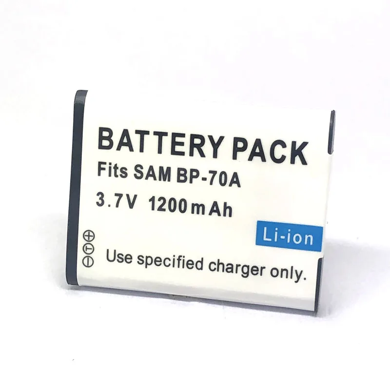 

Аккумулятор для SAMSUNG, батарея EA IA SLB BP70A BP 70A для SAMSUNG AQ100 DV150F ES65 ES67 ES70 ES71 ES73 ES74 ES75 ES80 MV800 ES90 TL105 TL110
