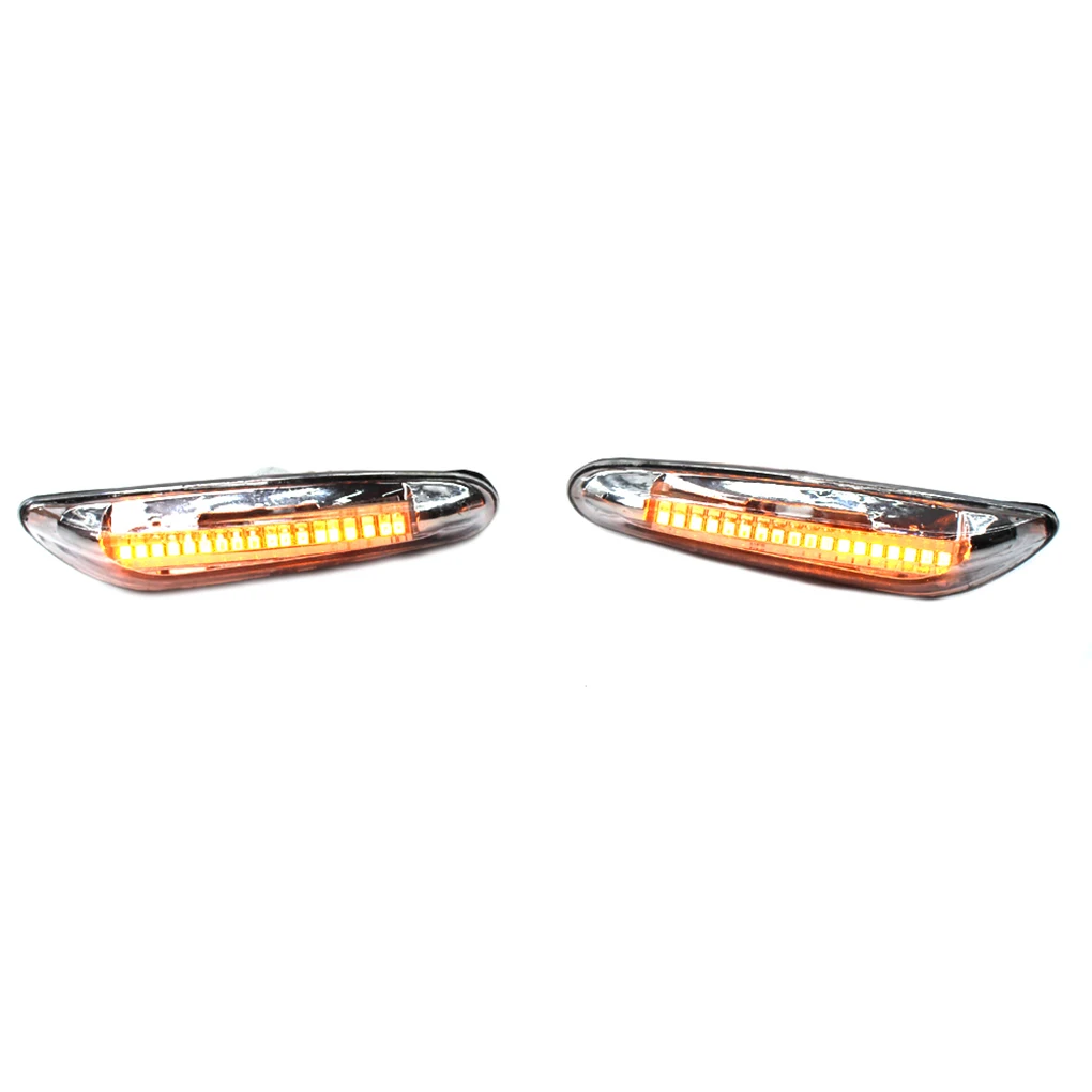 1 Pair Flowing Side Marker Light Dynamic 63137253325 63137253326 Replacement for 3-series E46 E60 E90 E92 E93 E87 | Автомобили и