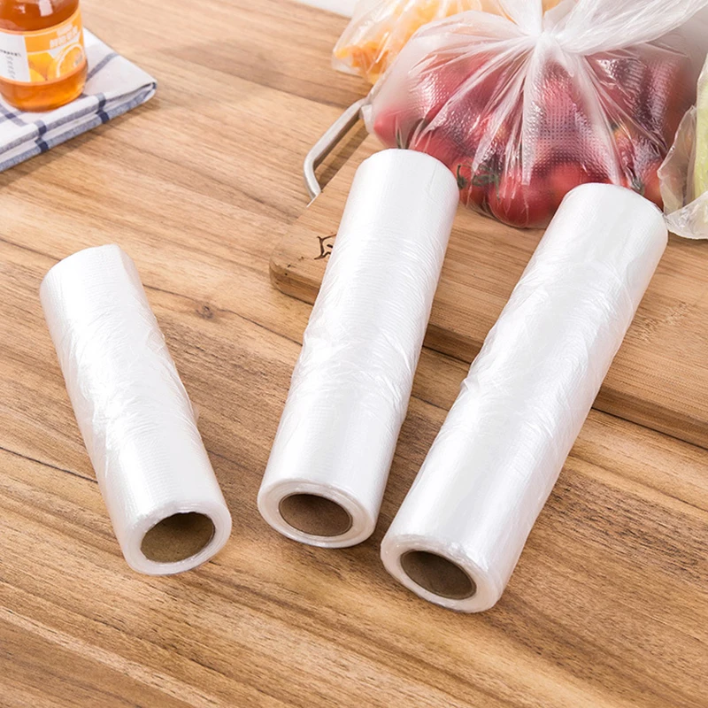 

Fresh-Keeping Food Bag Disposable Portable Vegetables And Fruits Plastic Bags Thickened Refrigerator Storage Bag 100PCS